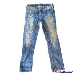 True religion distressed jeans  
